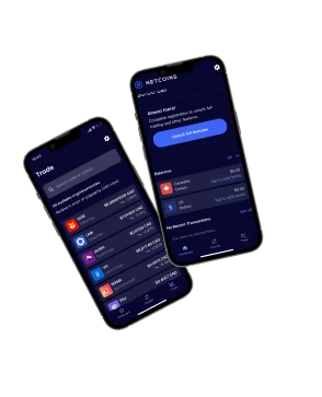 Netcoins mobile app